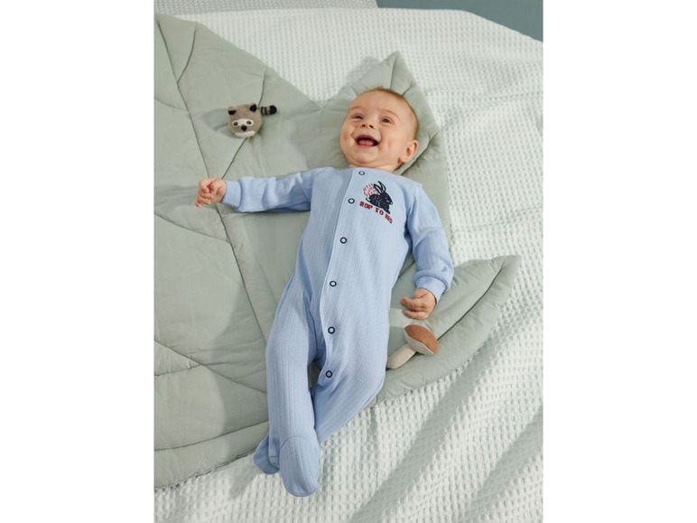 Gehe zu Vollbildansicht: lupilu® Baby Schlafoverall aus reiner Baumwolle - Bild 3