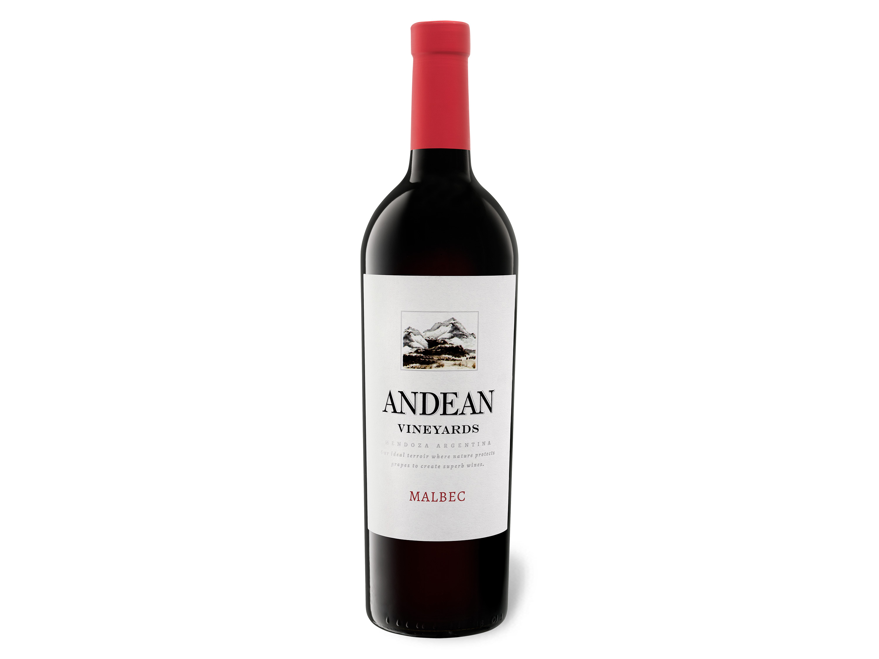 Andean Vineyards Malbec Argentinien trocken, Rotwein 2022 Wein & Spirituosen Lidl DE