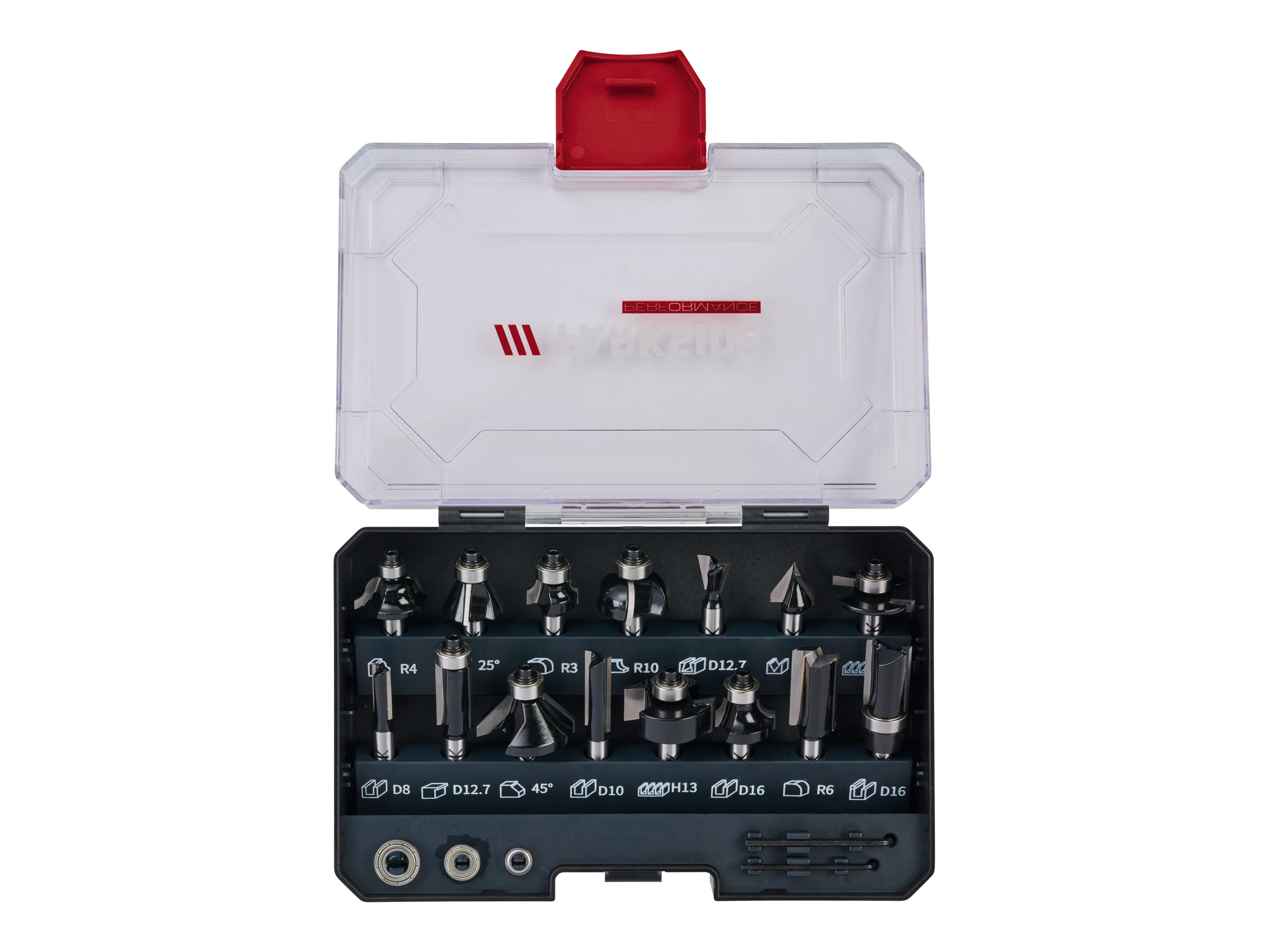 Thumbnail - PARKSIDE PERFORMANCE® Fräsbit-Set, inkl. 2 Inbusschlüssel""