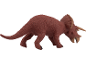Rotes Triceratops-Dinosaurier-Spielzeug