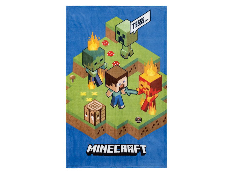 Gehe zu Vollbildansicht: Minecraft Kuscheldecke, 100 x 150 cm - Bild 8