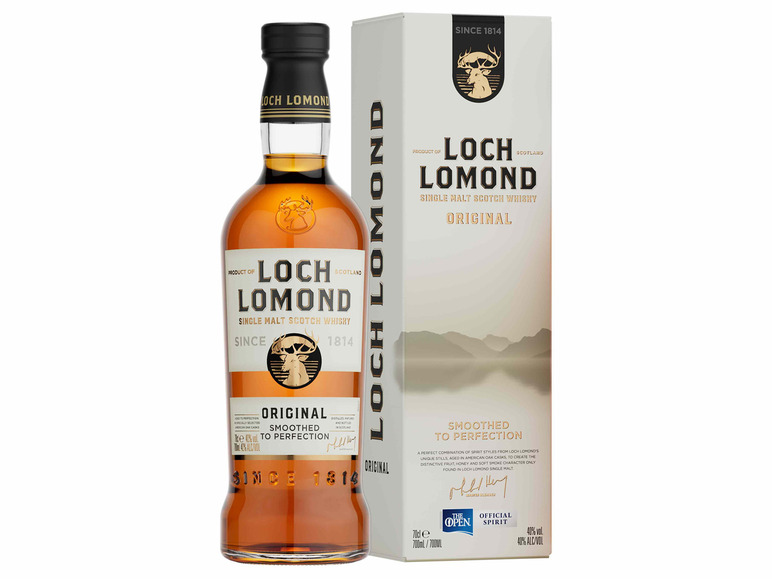 Gehe zu Vollbildansicht: Loch Lomond Single Malt Scotch Whisky Original mit Geschenkbox 40% Vol - Bild 1