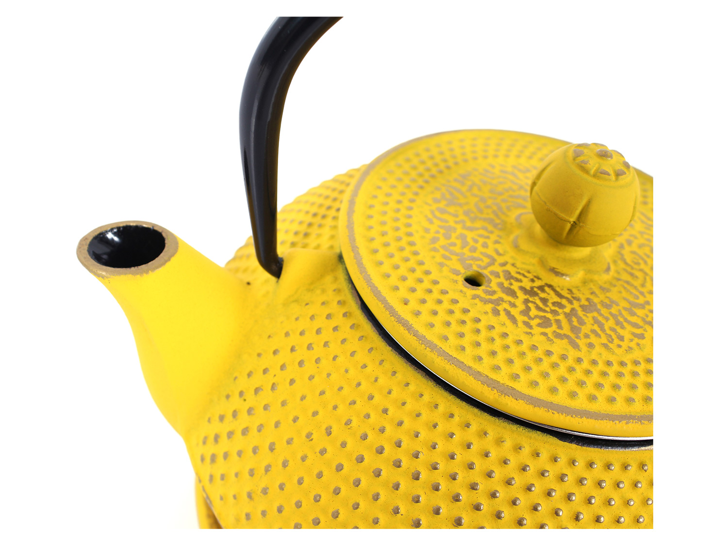 ECHTWERK Teeservice aus Gusseisen (Gelb, 0,8L) – Bild 4 von 4