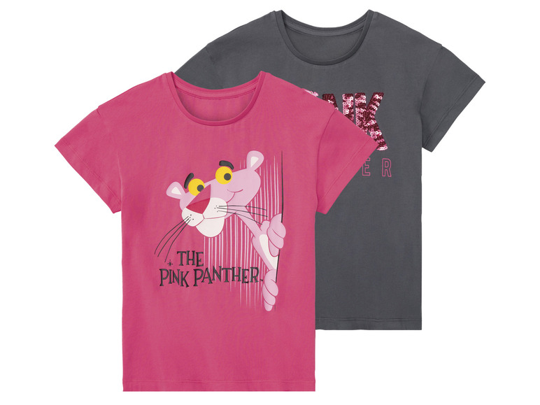 Gehe zu Vollbildansicht: Kleinkinder Kinder Mädchen T-Shirts, 2 Stück, mit Print - Bild 12