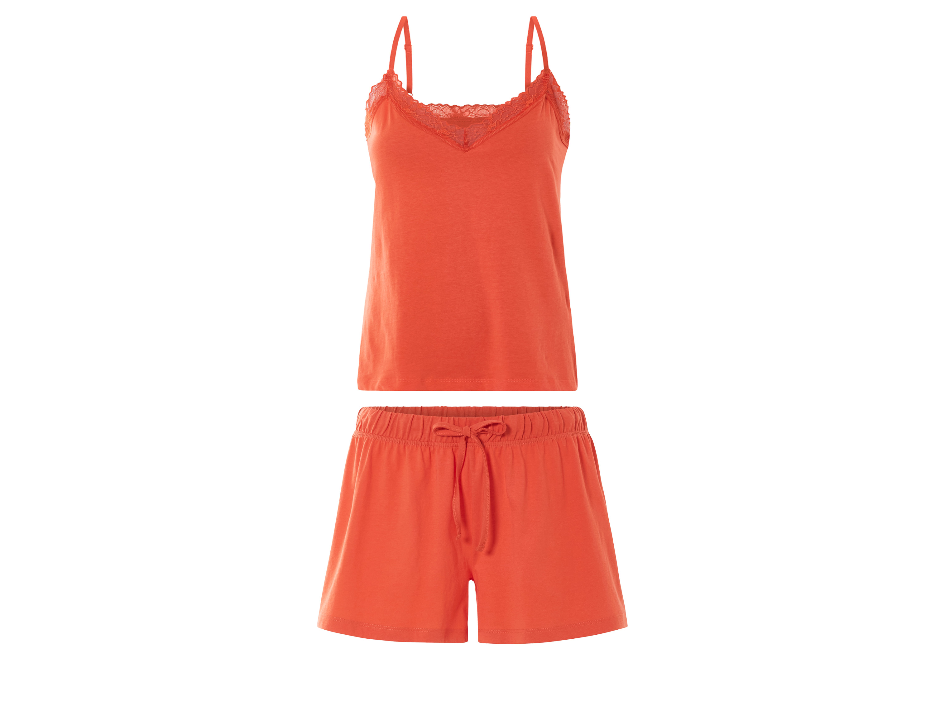 ESMARA® Damen Pyjama (Orange, S(36/38))""