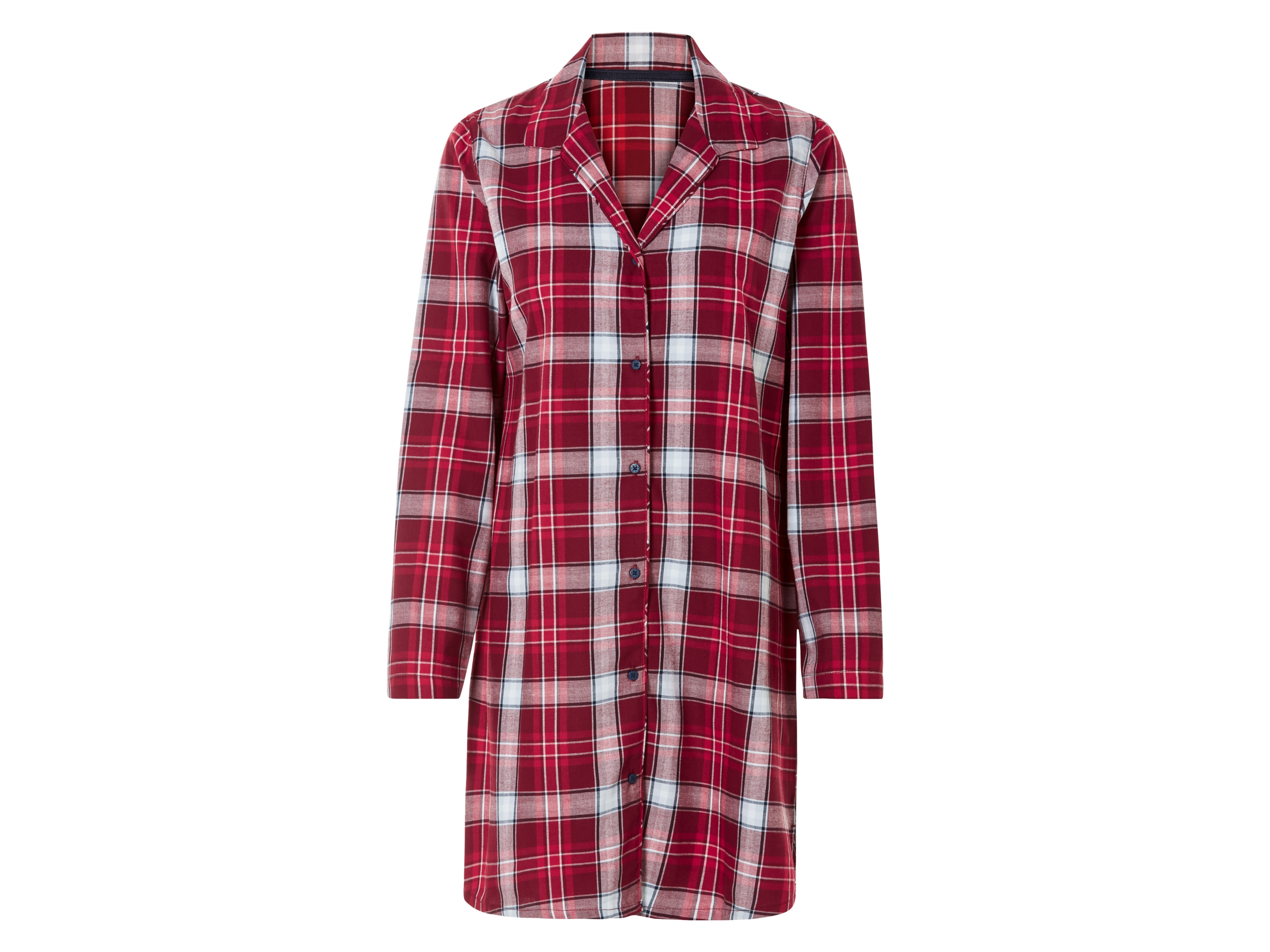 esmara® Damen Bigshirt Flanell (Rot, S(36/38))““ | 04335814041526