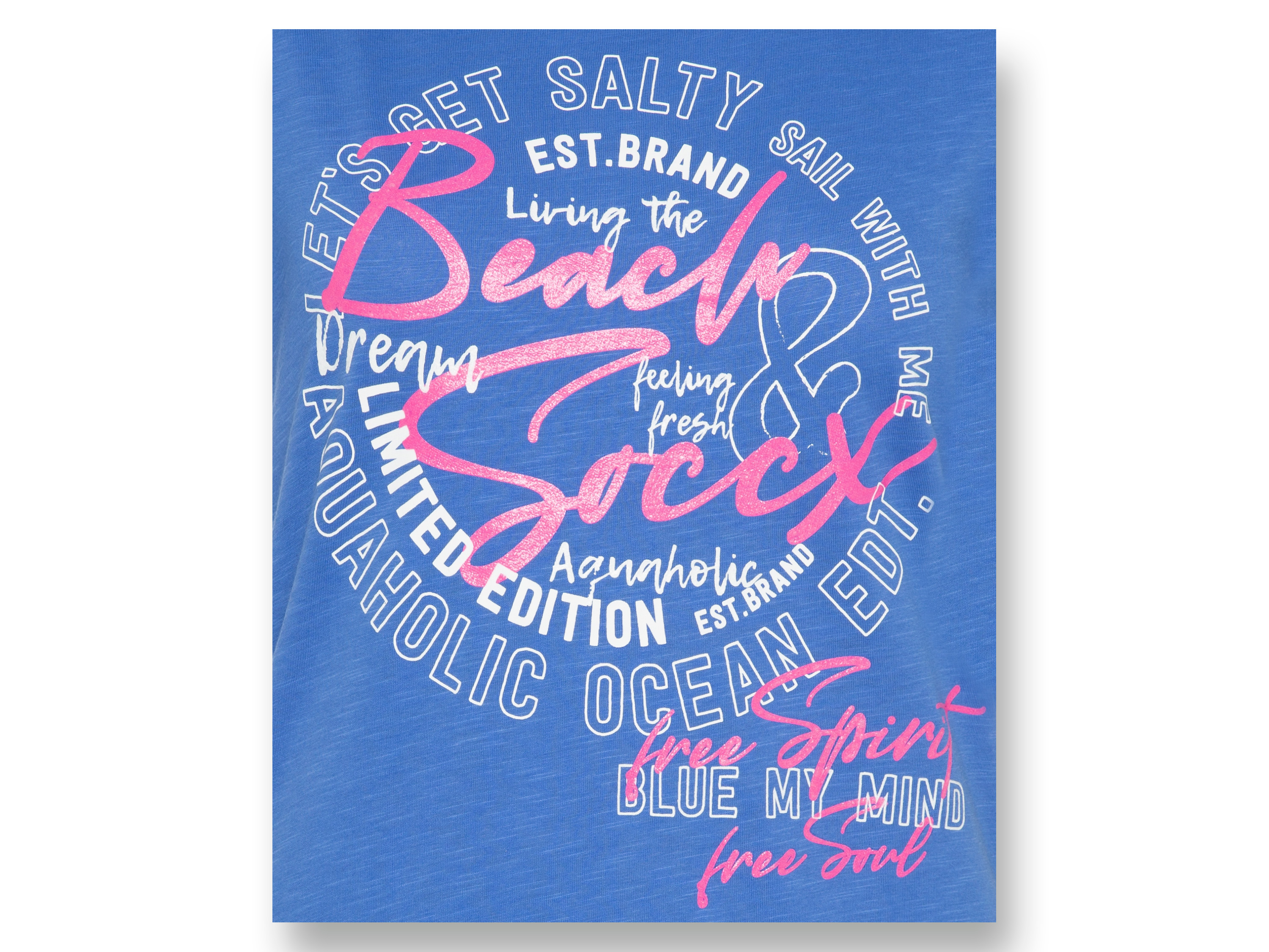 Thumbnail - Soccx Damen T-Shirt (Blau, S)