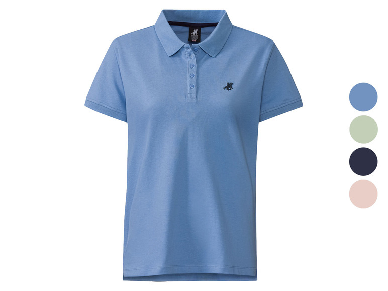 Gehe zu Vollbildansicht: esmara® x Grand Polo Damen Poloshirt, körpernah geschnitten - Bild 1