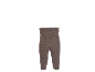 Braune gerippte Kinderleggings.