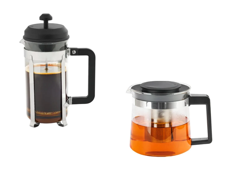SILVERCREST® Frenchpress und Teebereiter für Kaffee oder Tee.