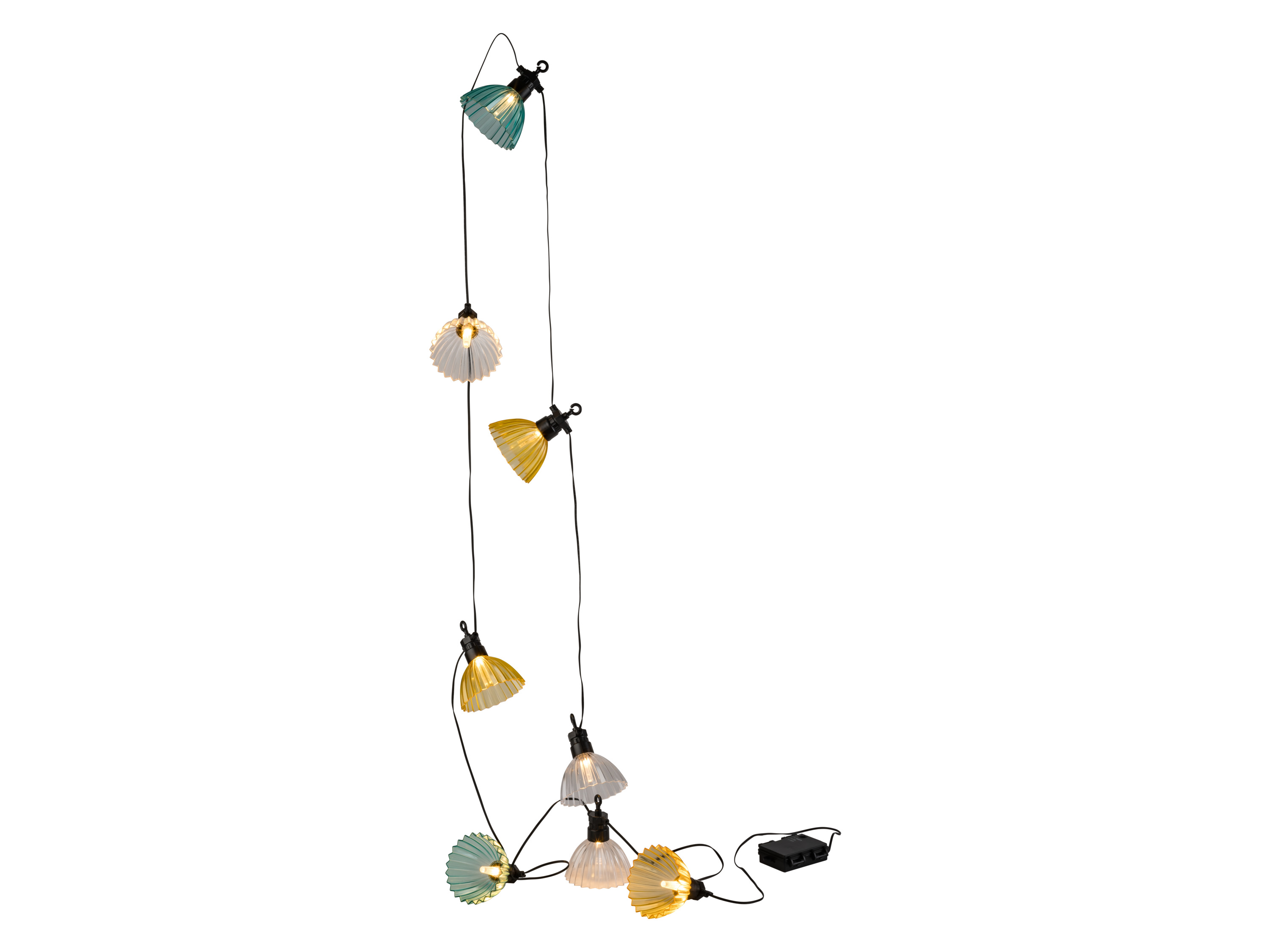 LIVARNO HOME LED-Lichterkette mit Lampenschirm Indoor/Outdoor (mehrfarbiger)