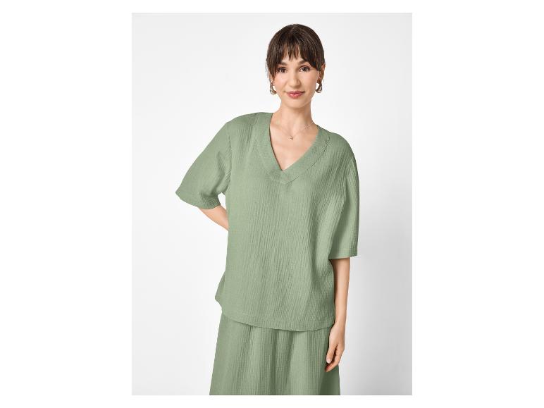 Damen Musselin-Bluse