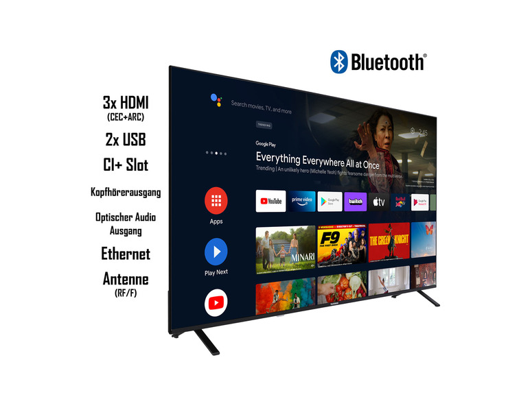 Gehe zu Vollbildansicht: TELEFUNKEN Fernseher XUAN751S Android Smart TV 50 Zoll 4K UHD - Bild 2