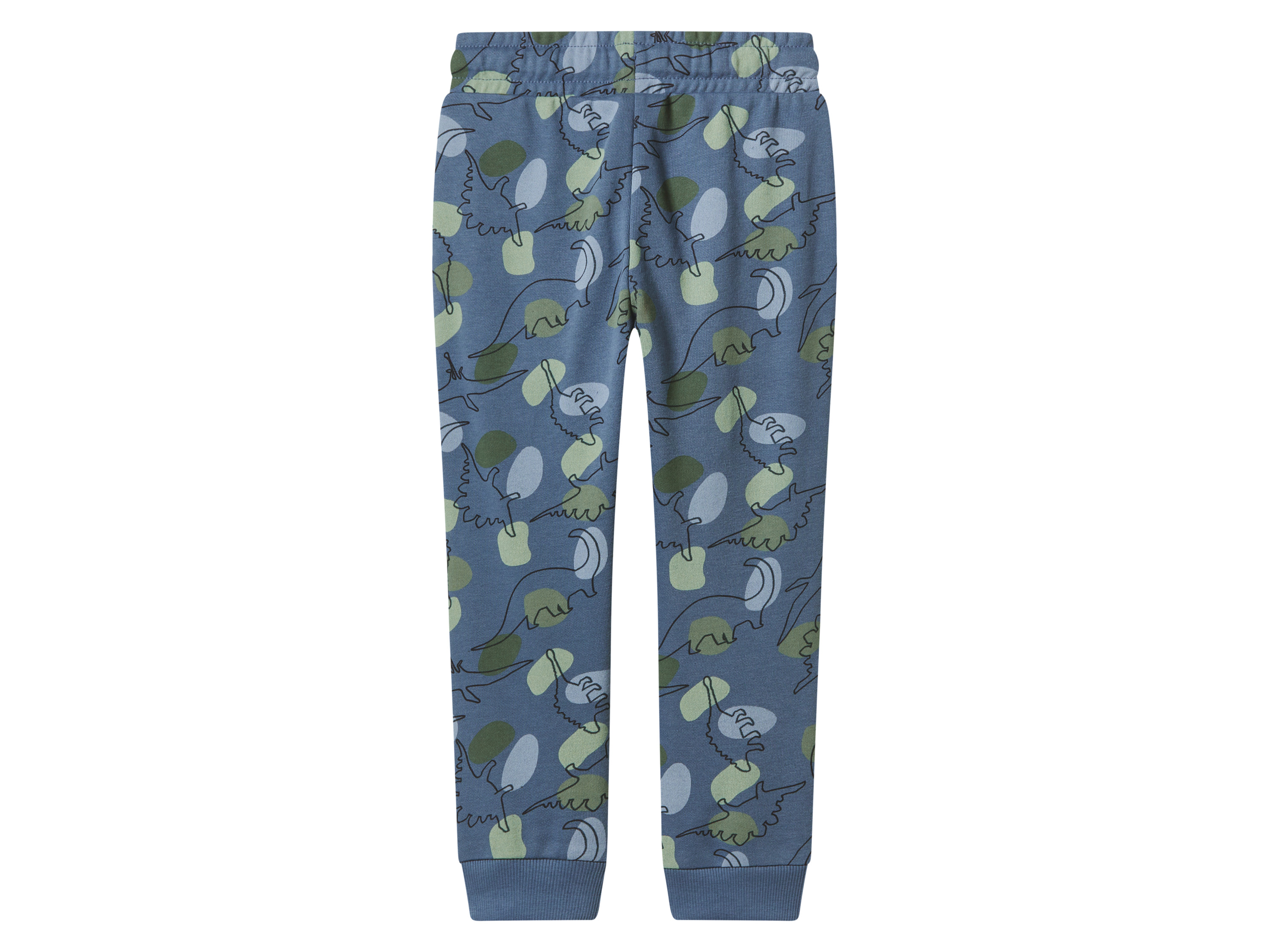 Thumbnail - lupilu® Baby/ Kleinkinder Jungen Sweathose 2 Stück (dunkelgrün/blau, 110/116)""