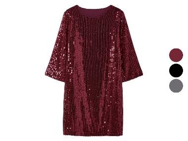 esmara® Damen Pailletten-Kleid