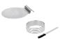 SilverCrest Tortenschneider-Set mit Tortenbodenteiler, Tortenring und gezacktem Messer.