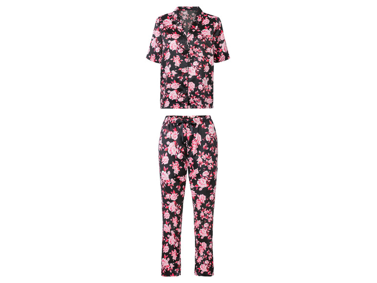 Gehe zu Vollbildansicht: esmara® Damen Pyjama mit Revers-Kragen - Bild 2