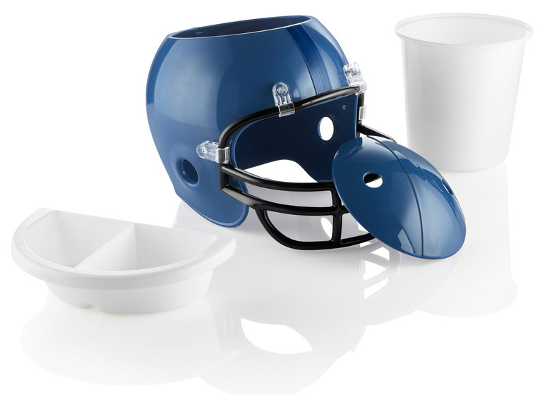 Gehe zu Vollbildansicht: ERNESTO® Snackhelm, Football-Helm-Optik, herausnehmbare Behälter - Bild 9