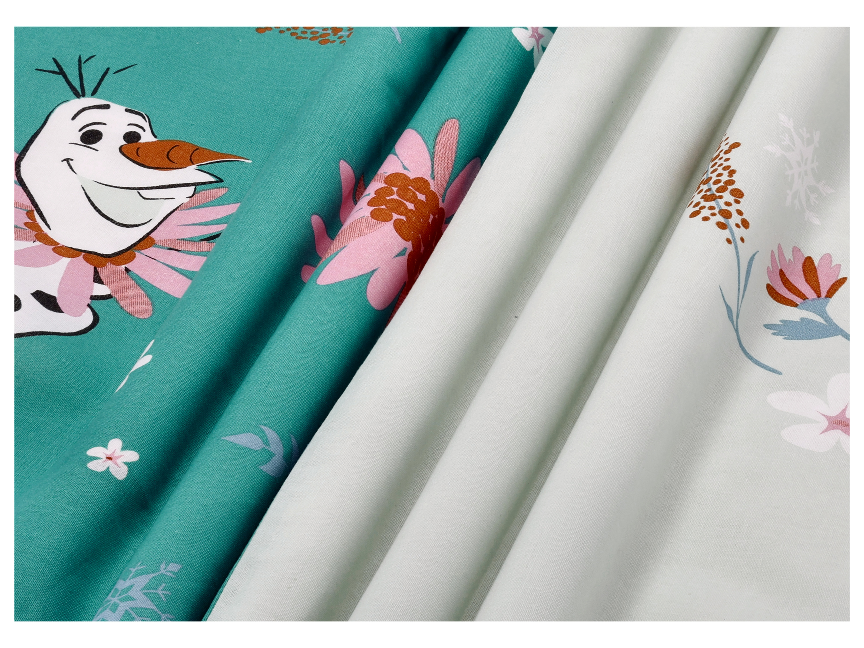 Thumbnail - Edel-Renforcé-Wendebettwäsche »Disney«, 135 x 200 cm (Frozen)