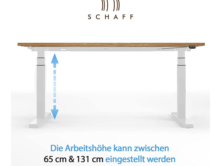 Gehe zu Vollbildansicht: Schaff Schreibtisch »LifeUp You«, elektrisch stufenlos höhenverstellbar - Bild 110