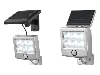 LIVARNO® LED-Solarstrahler, mit Bewegungsmelder
