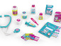 Ein Smoby-Arztset mit Stethoskop, Spritze und Pflastern.
