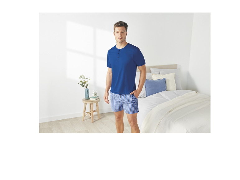 Gehe zu Vollbildansicht: LIVERGY® Herren Pyjama mit Gummizugbund - Bild 4