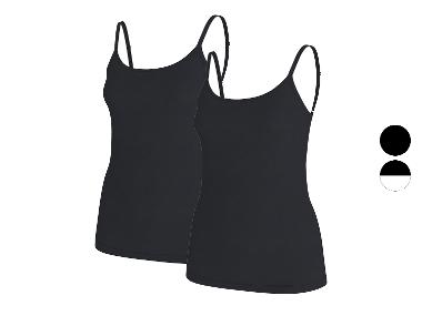 ESMARA® Damen Spaghettitops, 2 Stück