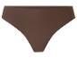 Brauner Damen-Slip mit hoher Taille