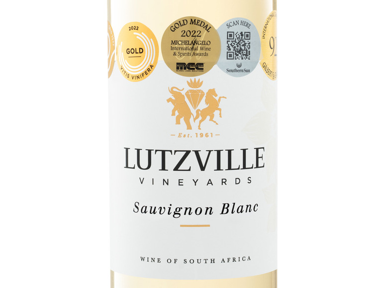 Lutzville Weißwein Sauvignon 2023 South Vineyards Blanc trocken, Africa