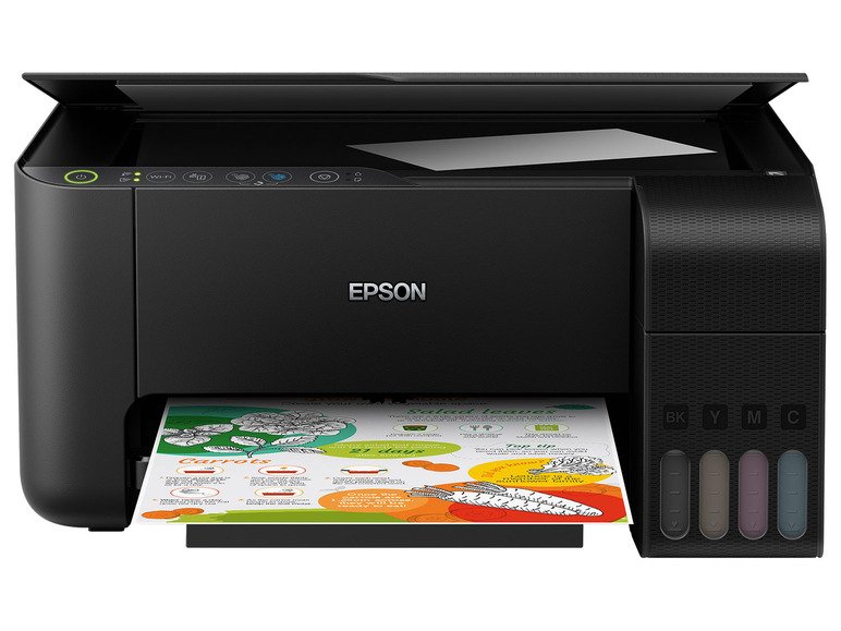 Gehe zu Vollbildansicht: EPSON Drucker EcoTank ET-2710 3-in-1-Tintenstrahldrucker - Bild 1