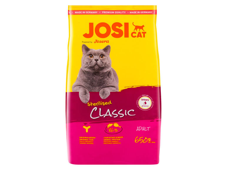Gehe zu Vollbildansicht: JosiCat Katzentrockennahrung Sterilised Classic, 3 x 650 g - Bild 2