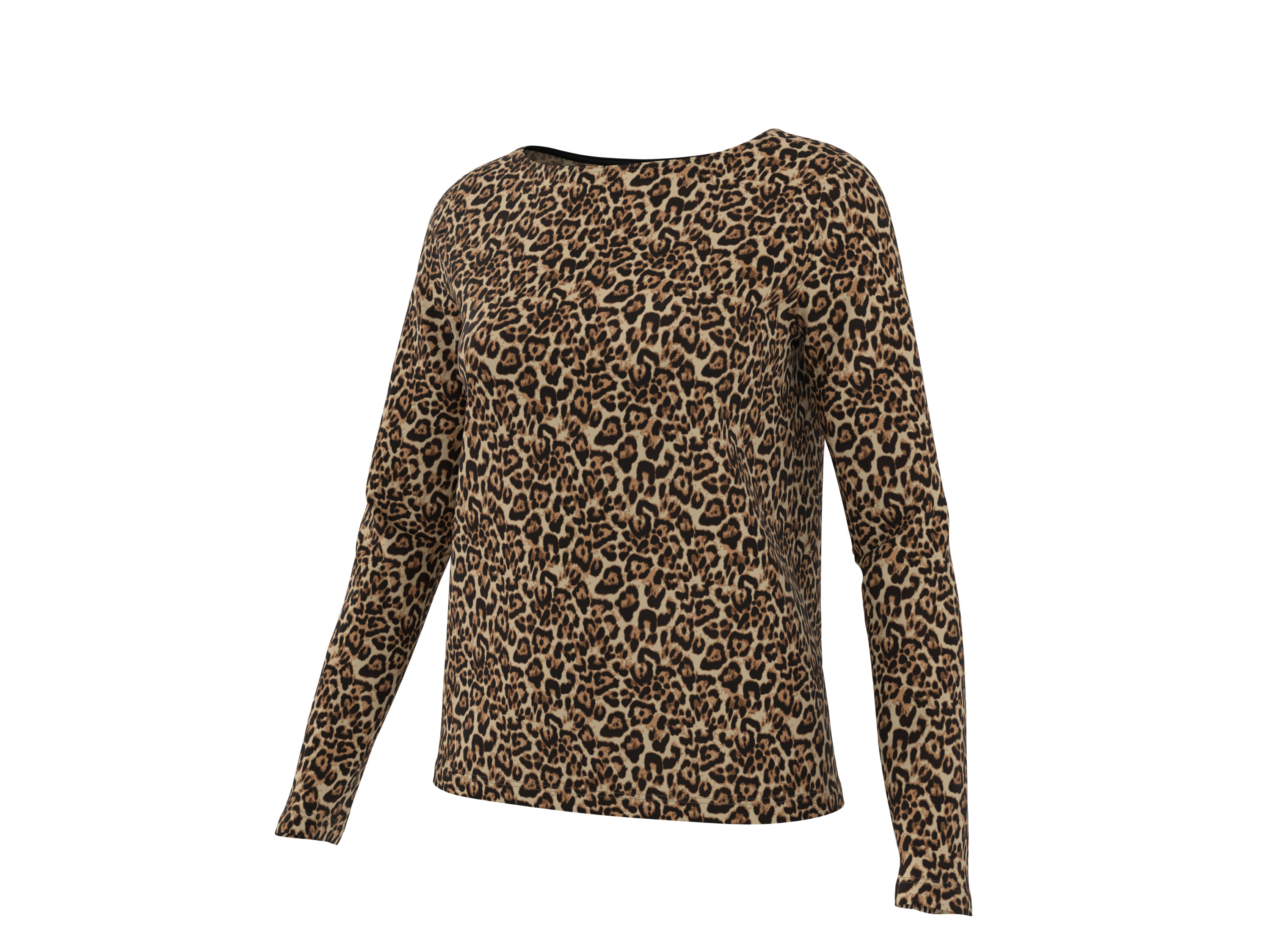 Thumbnail - esmara® Damen Langarmshirt (Gemustert, L(44/46))