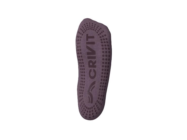 Crivit Anti-Rutsch-Sockensohle mit Noppen, lila.