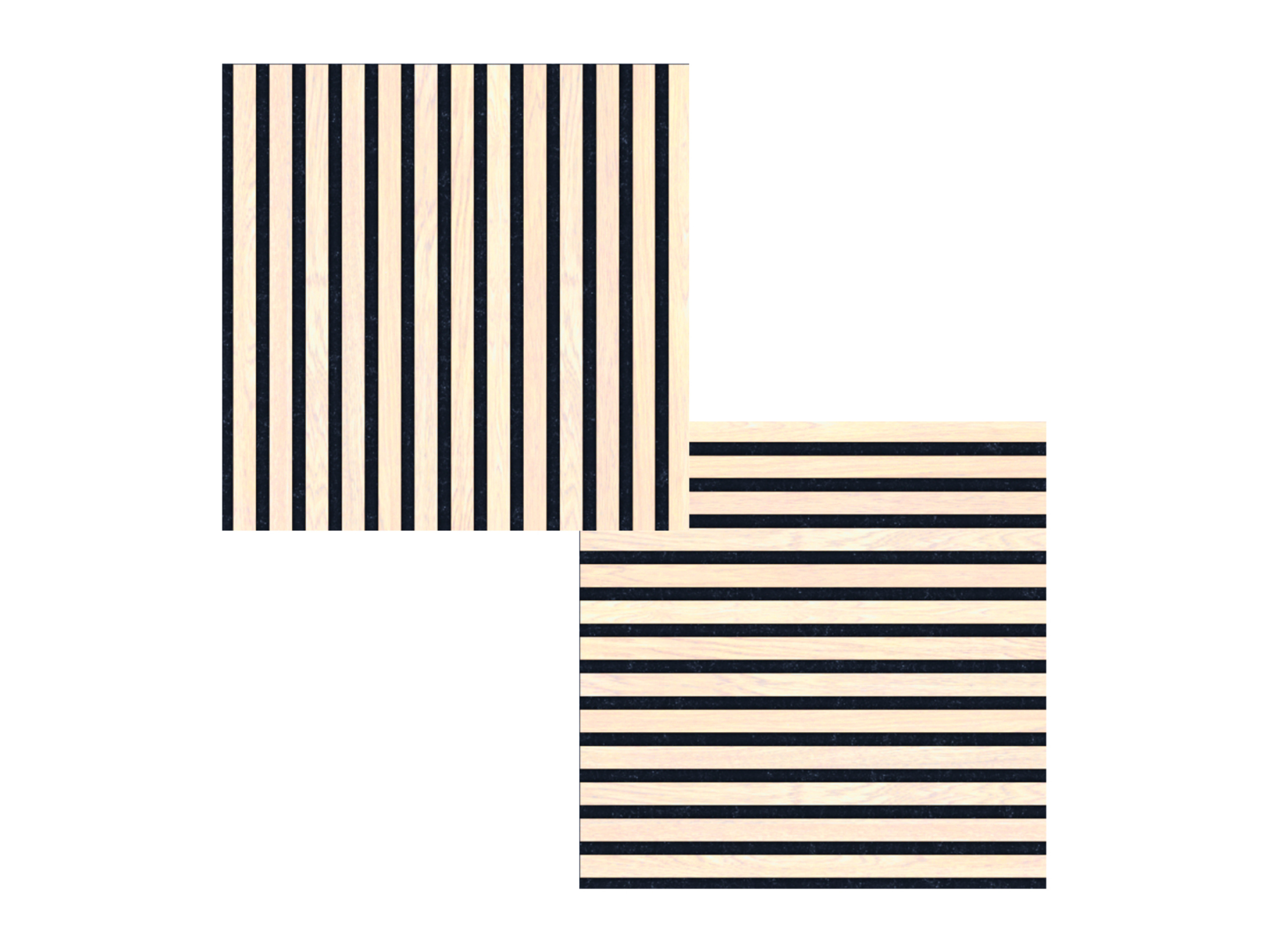 FIBROTECH® Square Akustikpaneele FSC zertifiziert Inhalt. 2 Stück, 52x52x2,2 cm (ash (Esche))