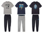 Pyjamas mit NASA, Batman und Aquaman-Prints.