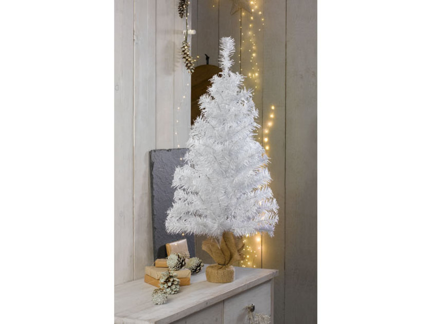 ᐉ LIVARNO home Künstlicher Weihnachtsbaum, im Jutebeutel / DE / Price