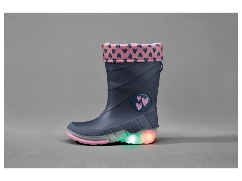 Gehe zu Vollbildansicht: lupilu® Kleinkinder Regenstiefel mit coolem Blink-Effekt - Bild 5