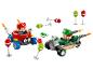 LEGO Super Mario Set mit Mario und Luigi in Rennwagen, plus Zubehör.