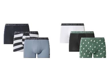 ESMARA MEN x U.S. Grand Polo Herren Boxer, 3 Stück