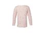 Rosa Langarmshirt mit roten Punkten, Rückansicht.