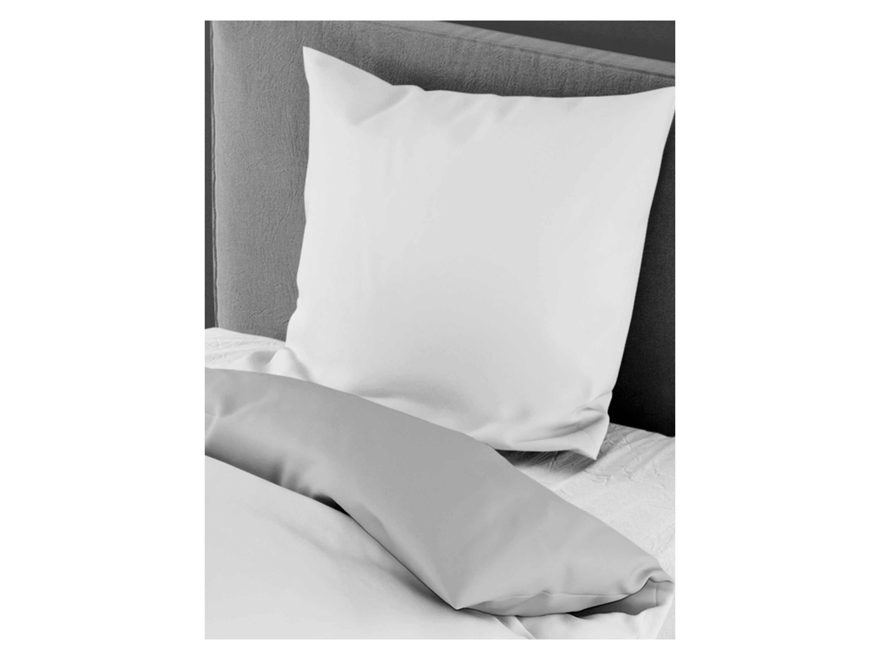 Thumbnail - Bierbaum Renforcé Uni Bettwäsche (Weiß, 135 x 200 + 80x80 cm)""