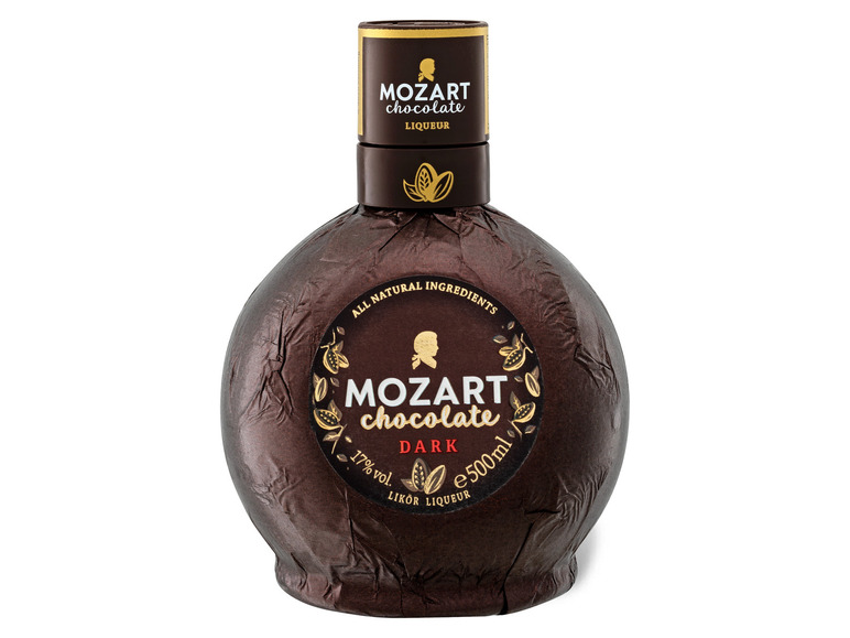 Gehe zu Vollbildansicht: Mozart Dark Chocolate Liqueur vegan 17% Vol - Bild 1