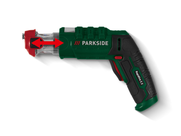 PARKSIDE® 4 V Akku-Wechselbitschrauber inkl. Bitset »Rapidfire 2.2«