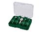 Diamantfliesenbohrer-Set mit Adapter, Größen 6, 8, 10 und 12 mm.