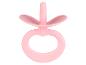Ein rosa Beißring für Babys.