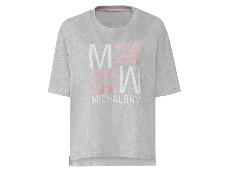 Gehe zu Vollbildansicht: Michalsky Damen T-Shirt, mit Logo Applikation - Bild 6
