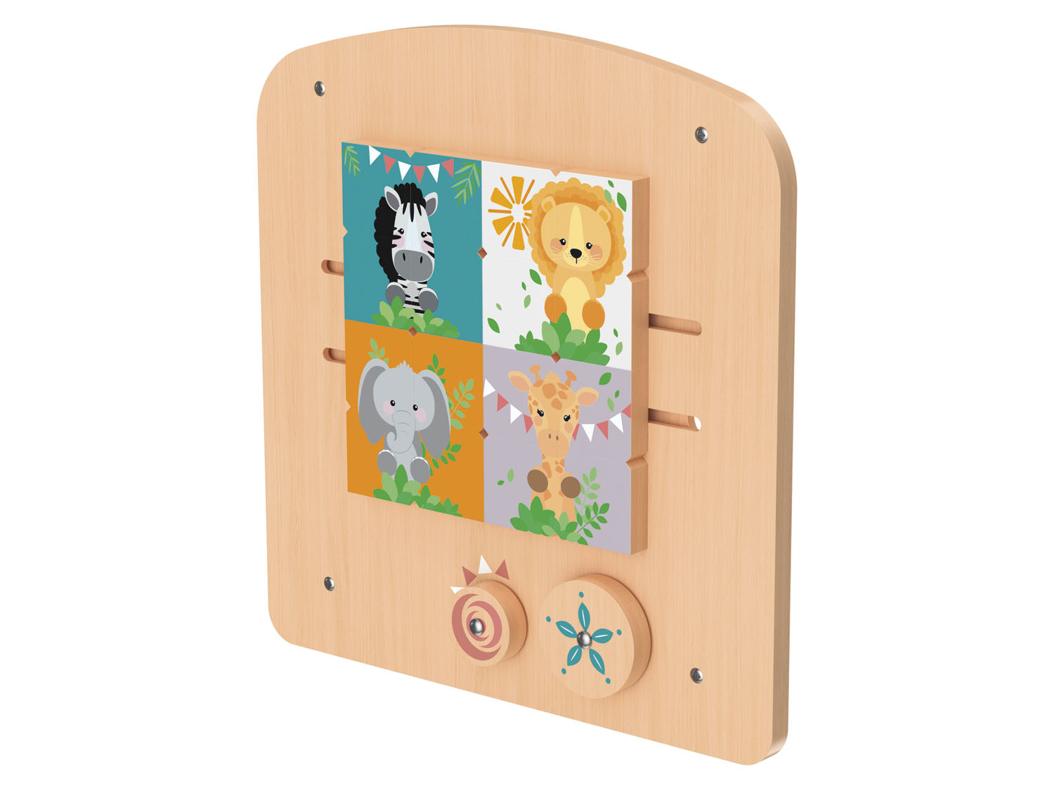 Thumbnail - Playtive Holz Motorik Wandspiele (Schiebespiel)