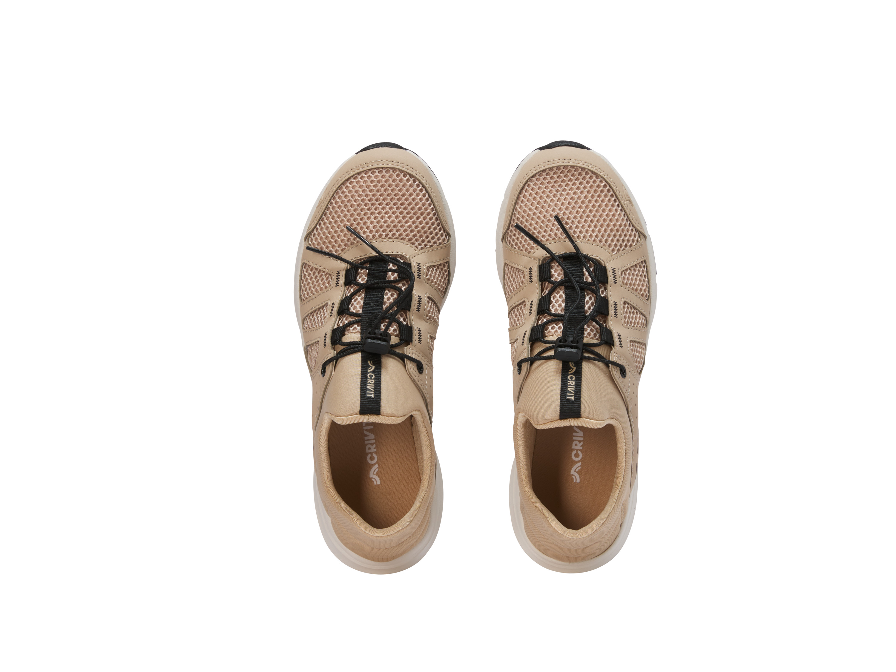 CRIVIT Damen Outdoorschuhe (Beige/Schwarz, 38) – Bild 2 von 4