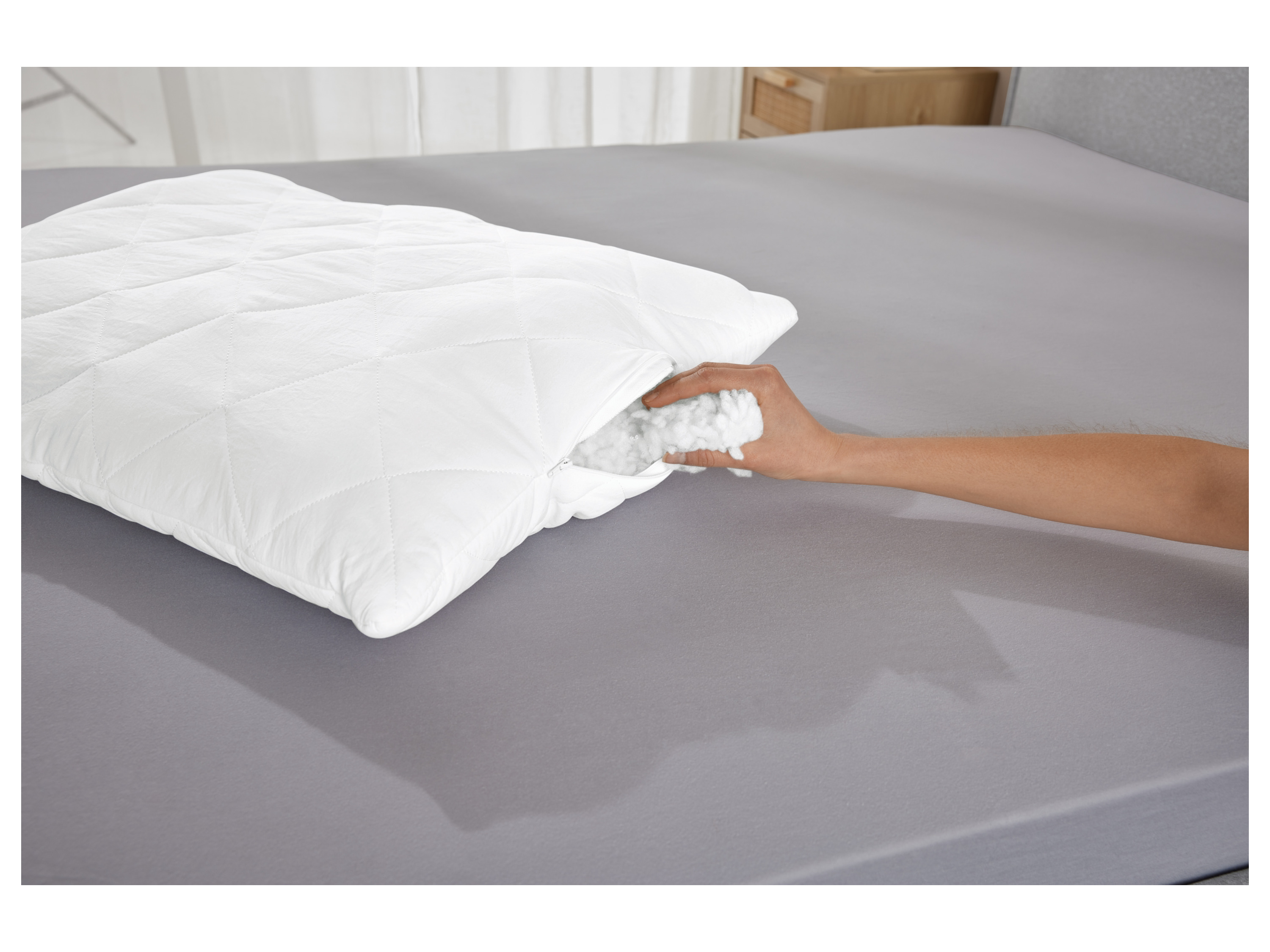 Thumbnail - LIVARNO home Kopfkissen Soft Touch, 80 x 40 cm